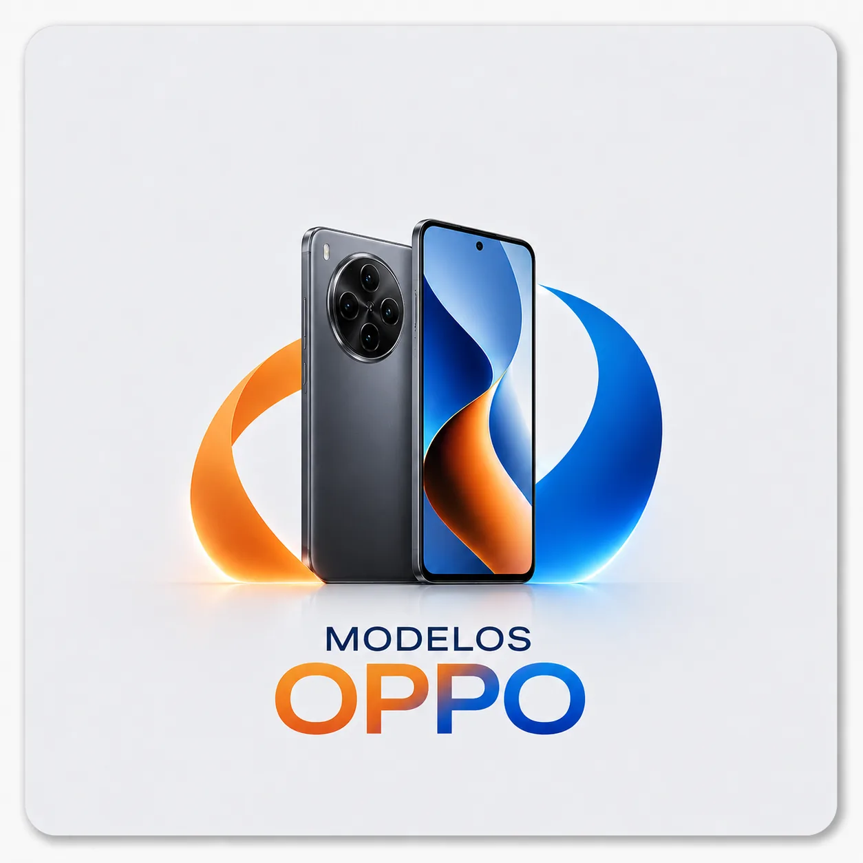 Tarjeta visual para entrar en los modelos OPPO