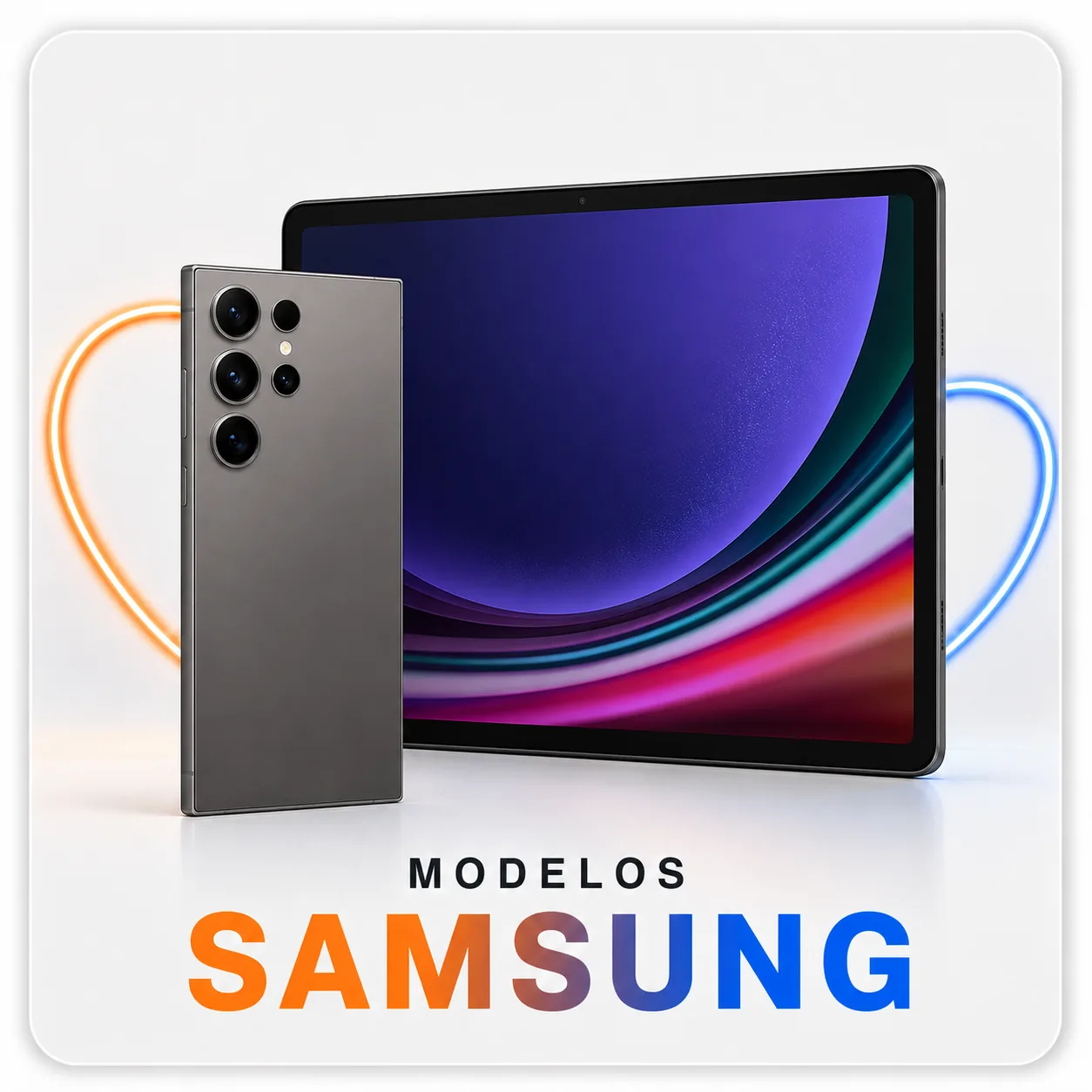 Tarjeta visual para entrar en los modelos Samsung
