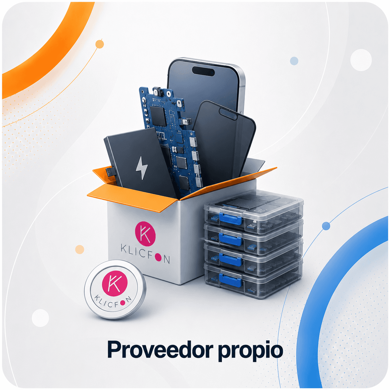 Ilustración de suministro propio de recambios de Manzana Rota