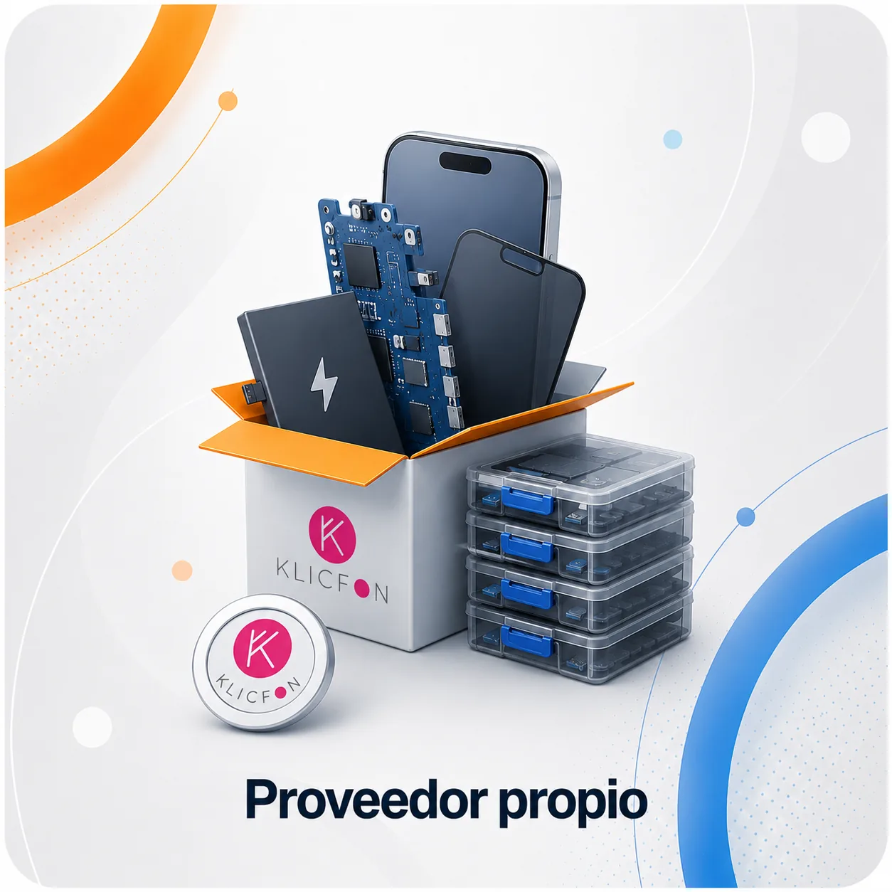 Ilustración de suministro propio de recambios de Manzana Rota